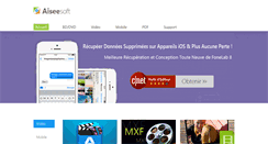 Desktop Screenshot of fr.aiseesoft.com
